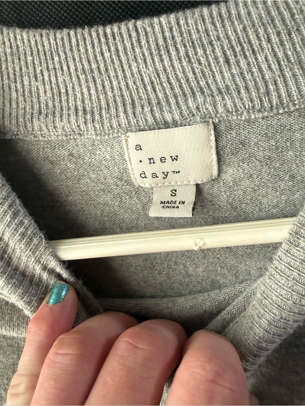 a new day Heather Gray Crewneck Sweater